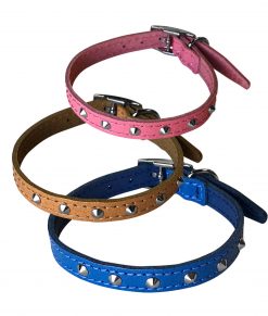 0.5" Studded Leather Collars