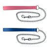 Medium Leather Handle Chain Leads