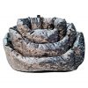 Dark Silver Nest of Crushed Velvet Beds